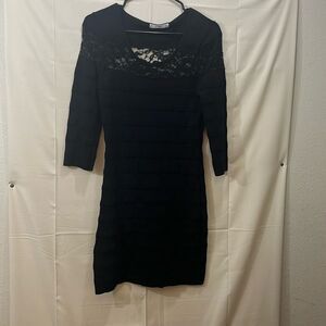 Women’s Black Short Dress Made by MNG Suit Size 8
